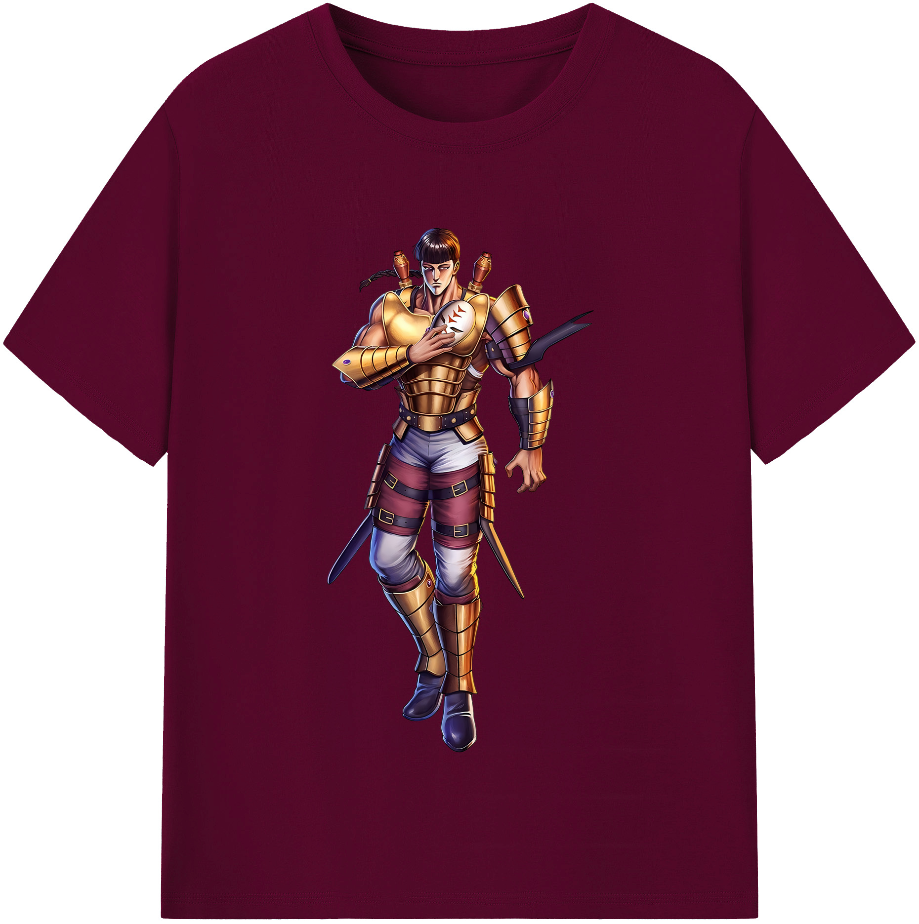 （画像用） 北斗の拳 Fist of the North Star レディースカジュアルプリントTシャツ（綿100％）